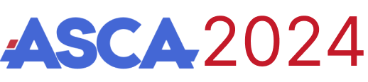 ASCA logo with 2024 in red